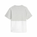 Dames-T-Shirt met Korte Mouwen Puma Power Colorblock Wit Grijs