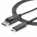 Adaptér USB C na DisplayPort Startech CDP2DP146B 1,8 m Čierna