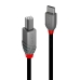 Kábel USB C na USB B LINDY 36942 Čierna 2 m