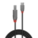 Kábel USB C na USB B LINDY 36942 Čierna 2 m