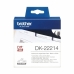 Непрекъсната хартиена термо лента Brother DK-22214 12 x 30,48 mm Черен Черен/Бял Бял