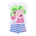 Set di Indumenti Peppa Pig Bianco Azzurro