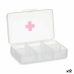 Dėžutė vaistams Skaidrus Plastmasinis (11,5 x 18 x 2,2 cm) (12 vnt.)