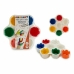 Palette Finger Paint Multicolour Plastic 23 x 6 x 25 cm (12 Units)