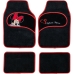 Set di Tappetini per Auto Minnie Mouse CZ10339 Nero/Rosso