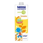 Leche de Crecimiento Puleva Peques 3 Cereales Frutas (3 x 200 ml