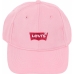 Klobouček pro děti Levi's Core Batwing Curve Brimcap Růžový (Jednotná velikost)