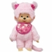 Peluche Bandai MONCHHICHI Pinky Rosa (1 Pieza)