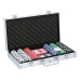 Set de poker Servietă Aluminiu 300 Piese