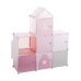 Planken Atmosphera Pink Castle Kinderen Modulair Polypropyleen (95,5 x 32 x 109 cm)