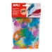 Materiaal voor handarbeid Apli Veren Multicolour 14 g (5 Stuks)