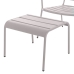 Tabouret Vega Gris Acier 50 x 47 x 37 cm