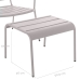 Taboret Vega Szary Stal 50 x 47 x 37 cm