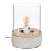 Bureaulamp LÁMPARAS INDUSTRIALES Grijs Kristal Cement 60 W 240V 19,5 x 19,5 x 25 cm