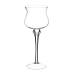 Candle Holder 16 x 16 x 45 cm Crystal Transparent