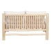 Divano a 2 Piazze AKAR Naturale teak 131 x 80 x 77,5 cm