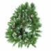 Grinalda de Natal PVC Verde Natural Abacaxis 270 x 28 x 14 cm