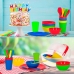 Picnic set Aktive 22,5 x 1,5 x 22,5 cm polypropylene (4 Units)