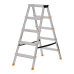 Folding ladder Krause Dopplo Silver 105 cm