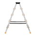 Folding ladder Krause Dopplo Silver 105 cm