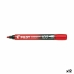 Permanente markeerstift Pilot SCA-100 Rood (12 Stuks)