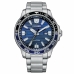 Relógio masculino Citizen AW1525-81L Prateado Azul