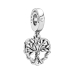 Bedelarmbandje voor vrouwen Pandora HEART FAMILY TREE DANGLE CHARM