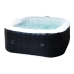 Inflatable Spa Sunspa Квадратный Чёрный 4 люди (155 x 155 x 65 cm)