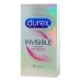 Kondomy Invisible Extra Lubricated Durex Invisible (12 uds)