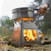 Fogão de Aço Desmontável para Campismo Flamet InnovaGoods