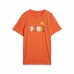 T-Shirt met Korte Mouwen voor kinderen Puma Ess+ Futureverse Oranje