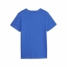 Maglia a Maniche Corte per Bambini Puma Ess+ 2 Col Logo Azzurro