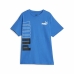 Koszulka z krótkim rękawem dla dzieci Puma Power Colorblock Niebieski