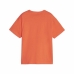 Barne Kortermet T-skjorte Puma Power Colorblock Mørk oransje