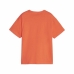 Camisola de Manga Curta Infantil Puma Power Colorblock Laranja escuro