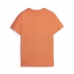 Barn T-shirt med kortärm Puma Ess Block Svart Orange