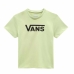 Camisola de Manga Curta Infantil Vans Flying V Verde Claro