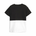 T-Shirt met Korte Mouwen voor kinderen Puma Power Colorblock Wit Zwart