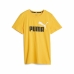 Detské Tričko s krátkym rukávom Puma Ess+ 2 Col Logo Žltá