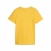 Child's Short Sleeve T-Shirt Puma Ess+ 2 Col Logo Yellow