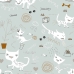 Šiaurės šalių viršelis Panzup Cats Lova 180/190 (260 x 220 cm)