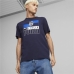 Unisex Kortærmet T-shirt Puma Italia FIGC Mørkeblå