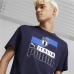 T-shirt à manches courtes unisex Puma Italia FIGC Bleu foncé
