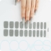 Feuilles de gel pour ongles Nooves Glitter grey (20 Unités)
