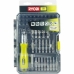 Set di punte con cacciavite Ryobi RAK59SD 59 Pezzi Alba Plana Pozidriv Torx