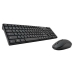 Teclado y Ratón Bluestork BLU3760162063431 AZERTY Negro