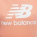 Дамска тениска с къс ръкав New Balance Essentials Stacked Розов