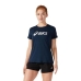 T-shirt à manches courtes femme Asics Core Blue marine