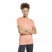 Kortarmet T-skjorte til Kvinner Workout Ready  Reebok Supremium Rosa