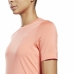 Kortarmet T-skjorte til Kvinner Workout Ready  Reebok Supremium Rosa